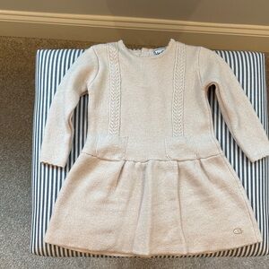 Tartine et Chocolat Very Light Pink Knit Dress - like new!